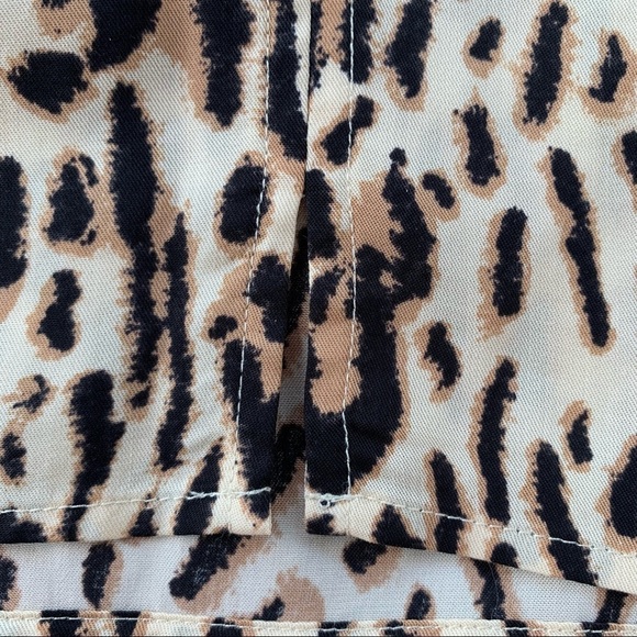 Joie Tadita Leopard Twill Sleveless Top - Picture 6 of 10
